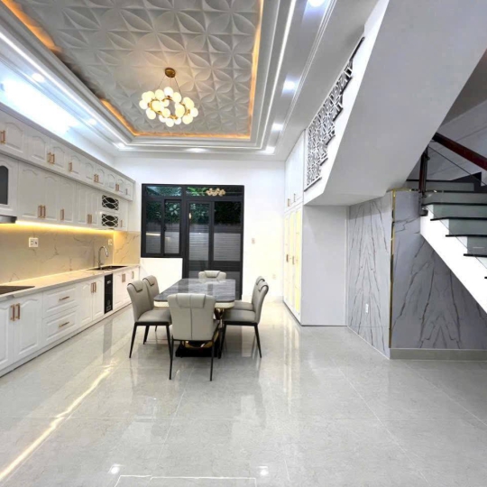 Nhà KDC Petechim Nhà Cao Tầng Đồng Bộ Đường Huỳnh Tấn Phát - Nhà Bè